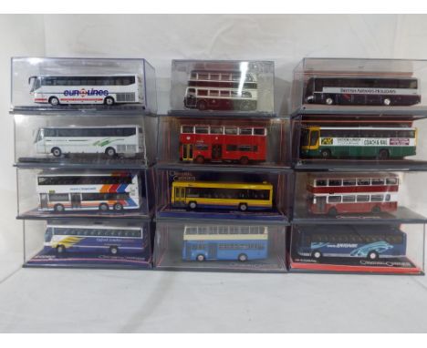 Corgi - twelve boxed diecast model buses by The Omnibus Company 1:76 scale, comprising 42729, 43108, 45303, 43217, 45105,4272