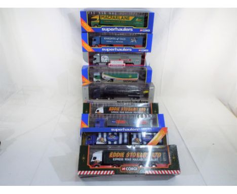 Corgi - nine boxed Corgi Superhaulers 1:64 scale comprising 59512, TY867001, TY86605, TY87004, TY86611, TY86608, TY86705, TY8