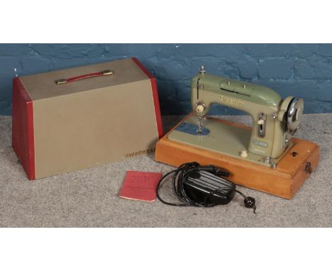 A cased Viceroy Model H sewing machine with manual.  
