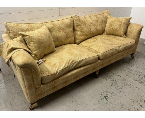 Three seater Zoffany Albany grand sofa, possibly by DURESTA (H100cm W220cm D104cm)