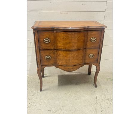 Theodore Alexander Cheateau D Vallas range serpentine commode chest of drawers (H89cm W82cm D47cm)