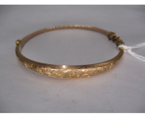 9ct Gold Bangle, 4.48g 