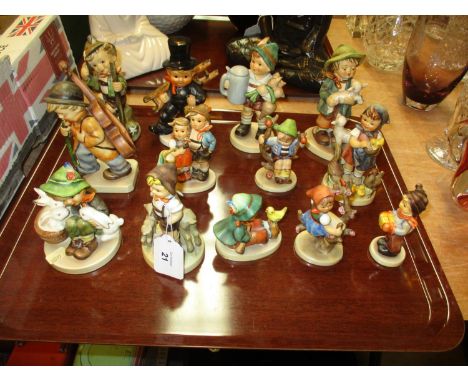 Thirteen Hummel Figures 