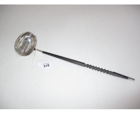 Silver and Twist Handle Toddy Ladle 
