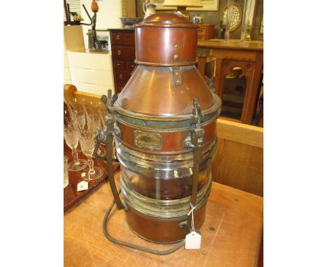 Telford Grier MacKay &amp; Co Ships Lantern, 47cm 