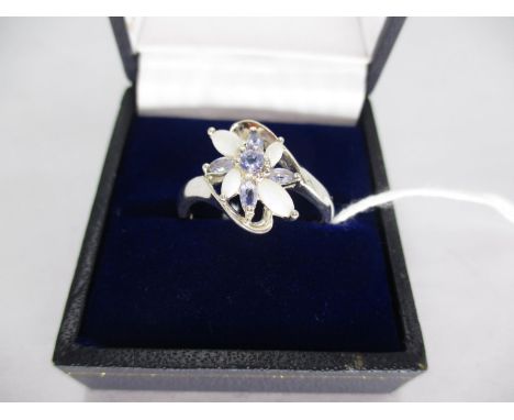 Tanzanite and Opal Ring 