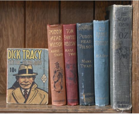 Americana. Twain (Mark), Pudd'nhead Wilson: A Tale, first edition, first impression, London: Chatto &amp; Windus, 1894, half-