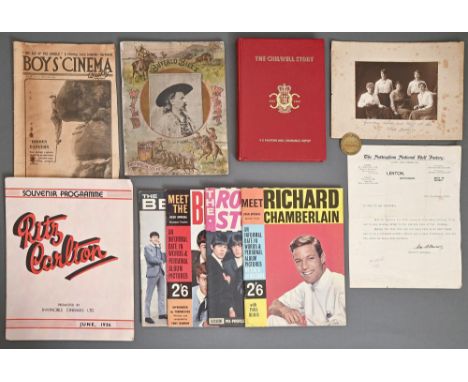 Miscellaneous printed ephemera, to include The Beatles and other magazines, early 1960s, Buffalo Bill's Wild West historical 