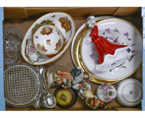 Miscellaneous ornamental pottery and porcelain, including Coalport and Goebel figurines, etc  