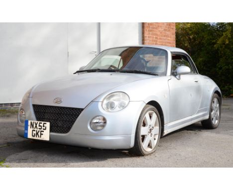 Motor Car. 2005&nbsp;Daihatsu Copen Cabriolet, NX55 GKF, 2 door, silver, petrol, manual, 659cc, first registration 30th Septe