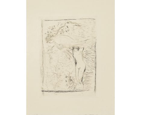 Pierre Bonnard (1867-1947) - Deux nus, monogrammed within the plate, n.d., etching and drypoint, printed on Ingres d'Arches M