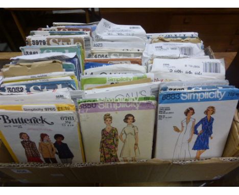 Quantity of Vintage Sewing Patterns dating mainly around 1970's including Butterick, Simplicity, Style, McCalls, etc