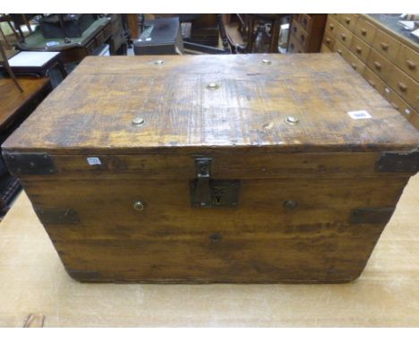 Victorian pine trunk