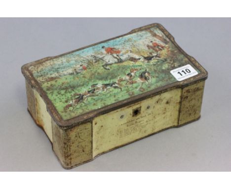 Vintage Clarnico Advertising Tin with Hunting Scene