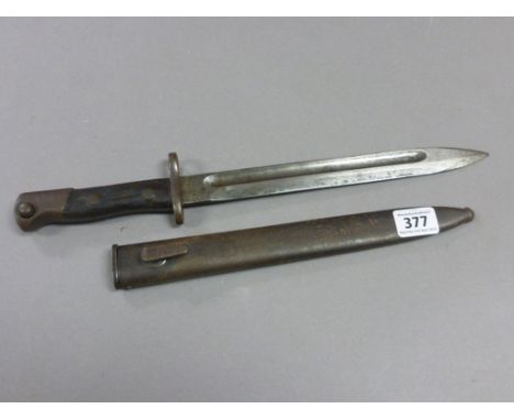 Siamese K98 Bayonet with Scabbard