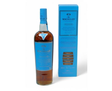 A bottle of The Macallan Edition No. 6 Scotch whisky, 700ml, with original box.