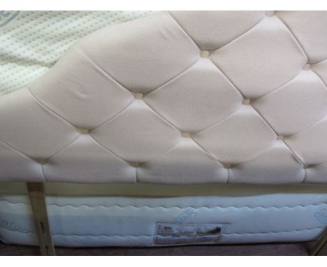 Sensaform 'Desire' 4ft 6ins mattress and a button backed headboard