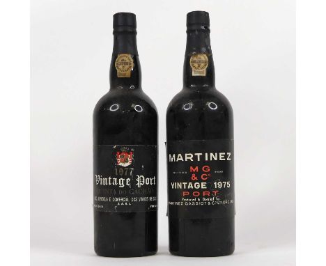 Martinez Vintage Port 1975, one bottle, and Quinta do Cachao Vintage Port 1977, one bottle (2)