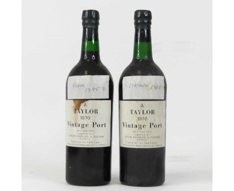 Taylor's Vintage Port 1970, two bottles