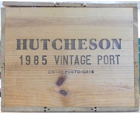 Hutcheson vintage port, 1985, twelve bottles (OWC)