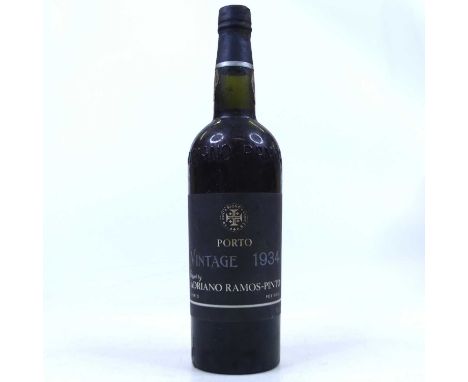 Adriano Ramos-Pinto vintage port, 1934, one bottle