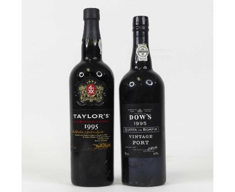 Taylor's LBV Port 1995, one bottle, and Dow's Vintage Port 1995, one bottle (2)