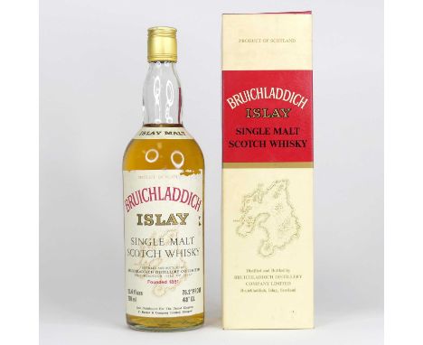 Bruichladdich Islay Single Malt Scotch Whisky, 75cl, 43%, one bottle in cartonSeal is intact.