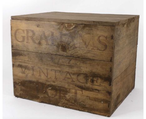 Graham's vintage port, 1977, twelve bottles OWC