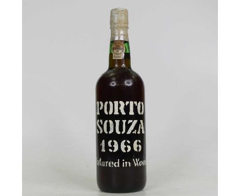 Porto Souza vintage port, 1966, one bottle 