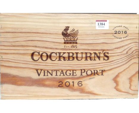 Cockburn's vintage port, 2016, six bottles (OWC)