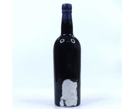 A bottle of Berry Brothers & Rudd vintage port, one bottle, vintage unknown  Ullage upper shoulder.Capsule good, with small l