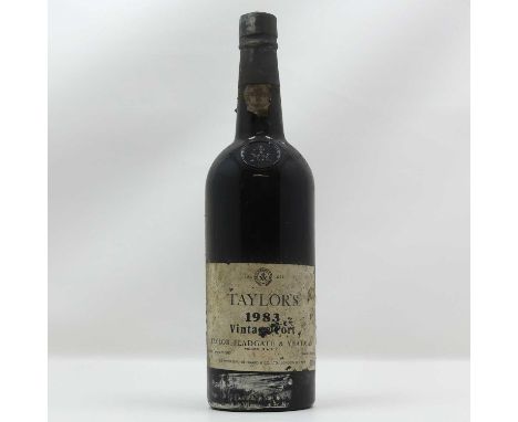 Taylor's vintage port, 1983, one bottle