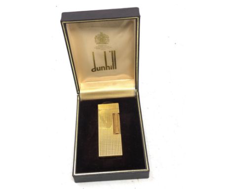 Vintage boxed dunhill cigarette lighter 