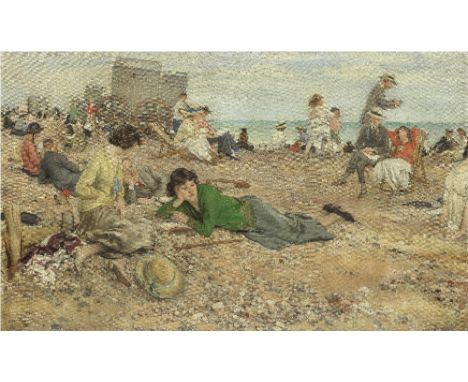 Sir Walter Westley Russell, RA, RWS, NEAC (British, 1867-1949)The seaside  signed 'WRussell' (lower left)oil on canvas93 x 15