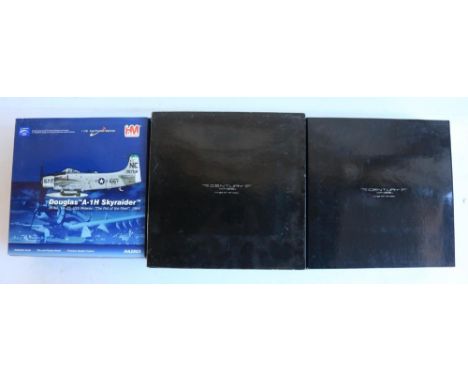 Three 1/72 scale limited edition US Navy and Marine Corps fast jet models to include limited edition Century Wings 630208 A-6