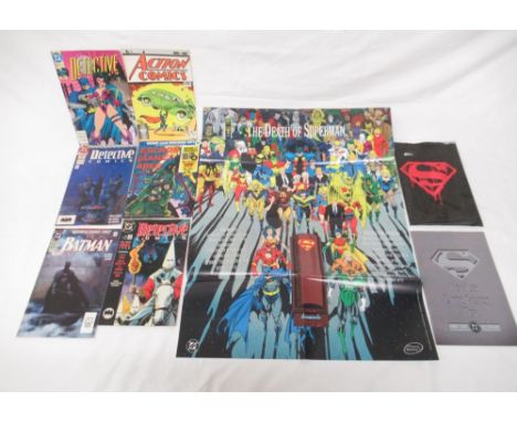 Mixed collection of comics from DC, Dark Horse Comics, etc. to inc. Action Comics No.1 1988 reprint,  Superman Memorial Set c