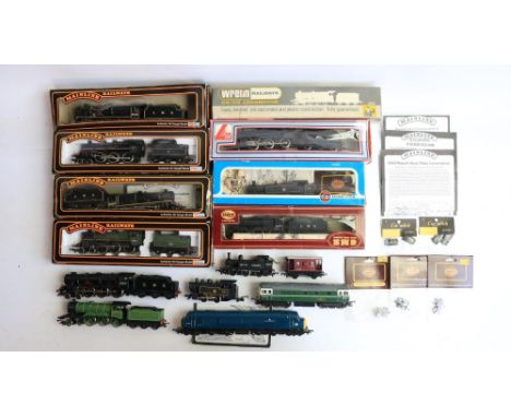 Collection of previously run OO gauge electric locomotive models from Airfix, Mainline, Lima, Hornby and Wrenn to include a b