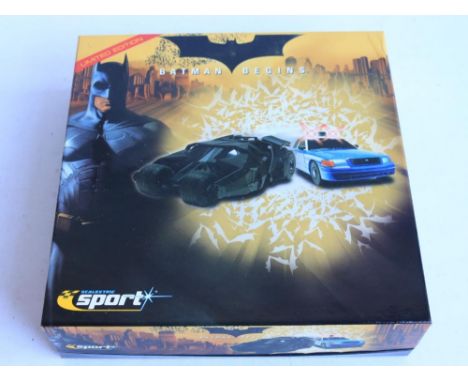 Scalextric 1/32 scale limited edition C2669A Batman Begins 2 car set, models in mint condition, box very goodShipping £38.00 