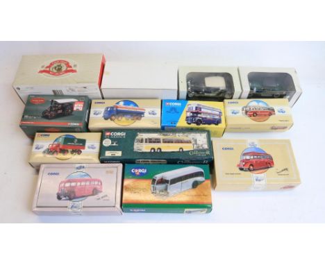 Collection of diecast model vehicles to include a 1/34 scale First Gear Mack L Series Pumper fire engine (would be near mint 