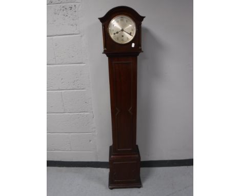 A 20th century mahogany Granddaughter clock 