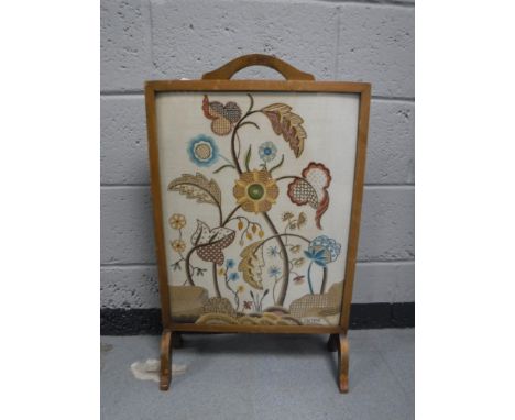 A tapestry fire screen 