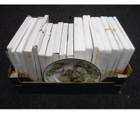 A box of assorted collector's plates - Spode and Edith Holden 