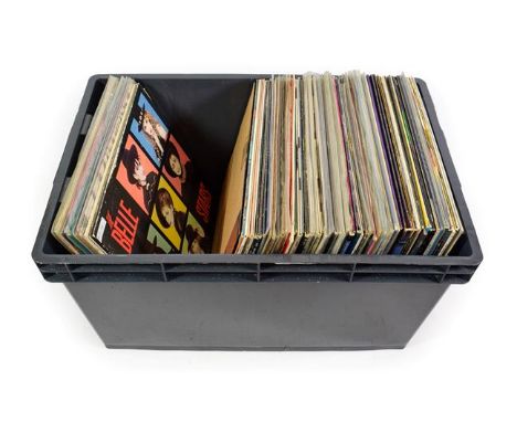 Various Vinyl LPs including Dance With The Shadows; Herbie Hancock - Head Hunter and VSOP; ELO - Out of the Blue; Eurythmics 