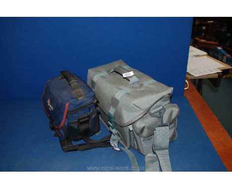 Two canvas camera Bags.