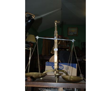 A set of Brass Scales by H. Martin, Reading
