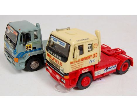 Smith Auto Models 1/48th scale white metal and resin British Racing Truck group, 2 examples to include Scammell S26 finished 