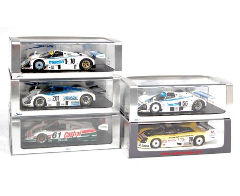 Spark Models 1/43rd scale resin Le Mans (LM) and Daytona Racing Car Group, 5 boxed as issued examples to include Toyota 86 No