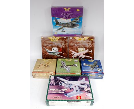 Corgi Aviation Archive and ERTL mixed scale aircraft group, mixed aircraft, to include WW2, WW2 Early War, Classic Propliners