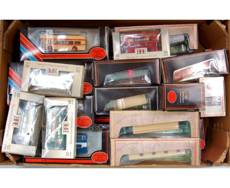 EFE 1/76th scale diecast public transport diecast group, 26 boxed examples, all in window boxes, examples to include First Ea