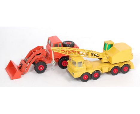 Matchbox King Size As Released and Final Production Stage Group, 2 examples to include K-12 Scammell Crane Truck, finished in